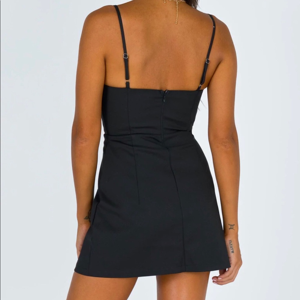 NOVELLA MINI DRESS BLACK - Picture 3 of 4